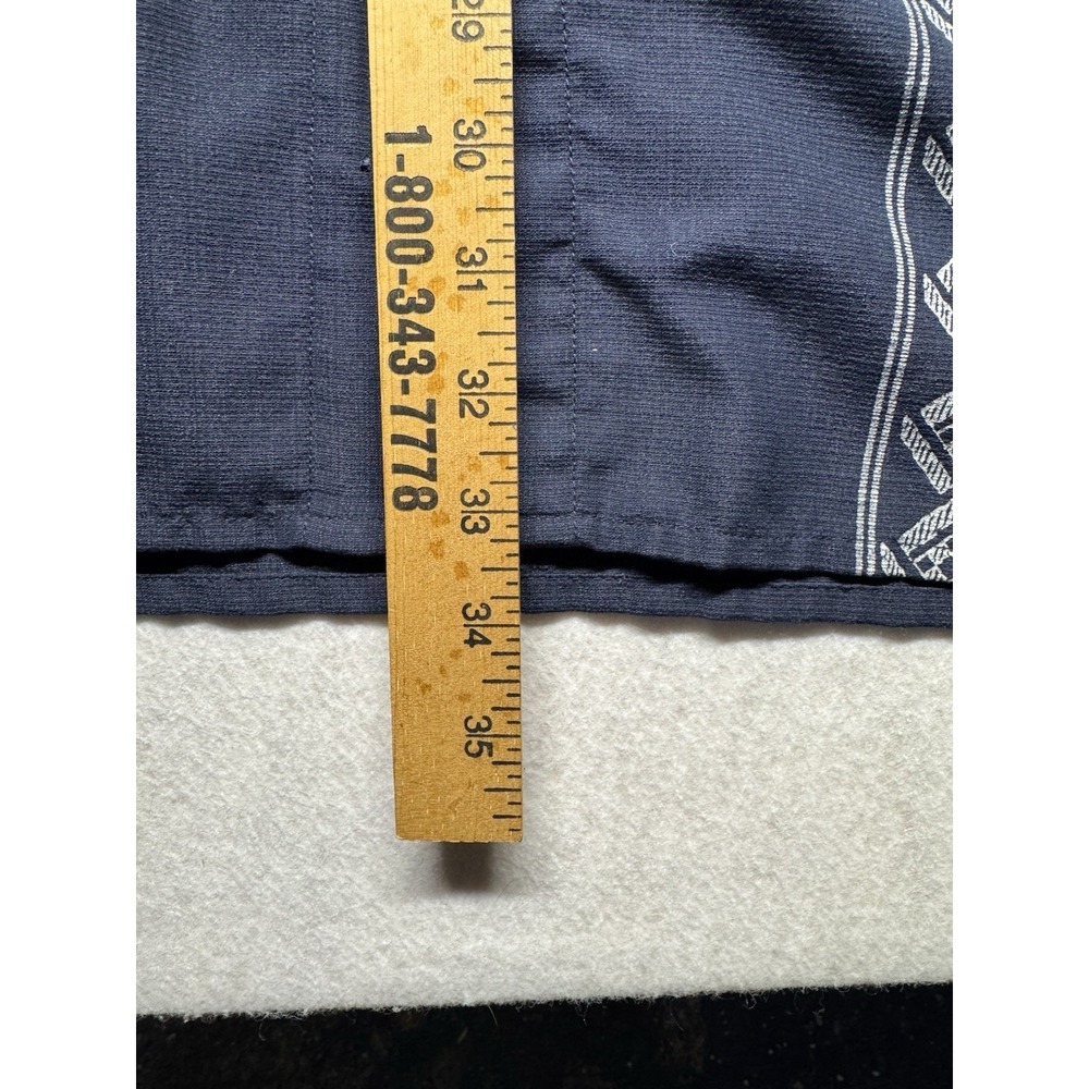 David Taylor Collection Shirt Mens 2XL Blue Button Up Short Sleeve Casual Camp - Picture 9 of 9
